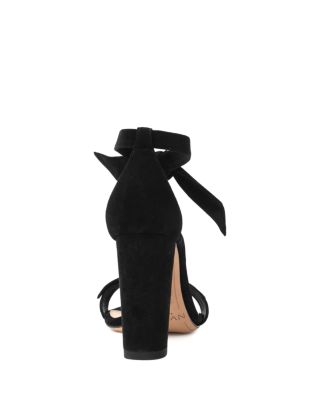 Women's Clarita Ankle Tie High Block Heel Sandals