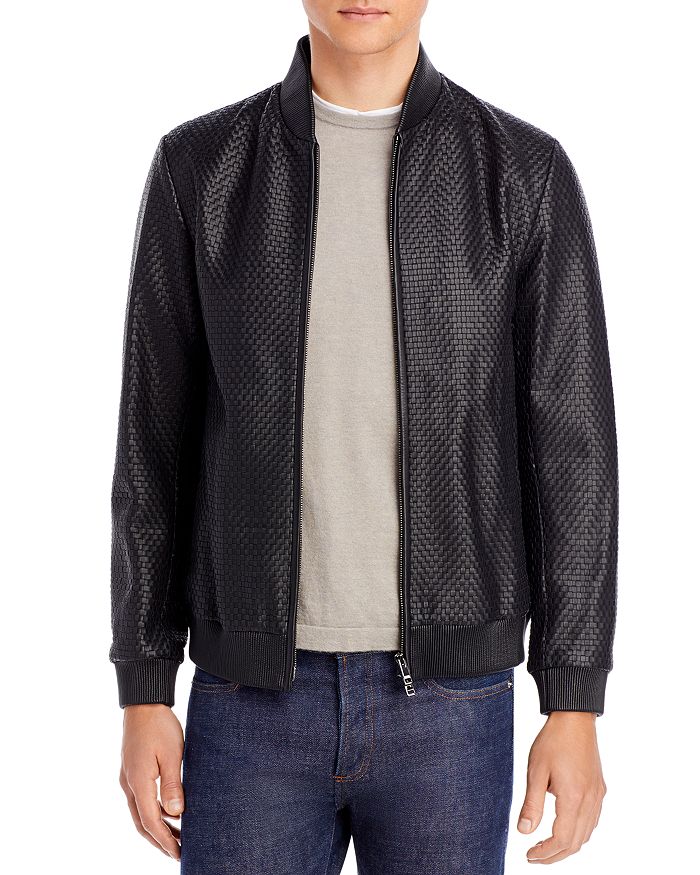 Theory sale leather bomber