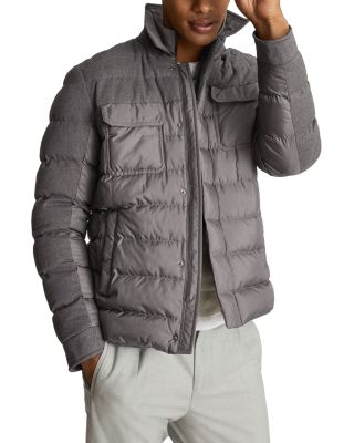 reiss quilted jacket