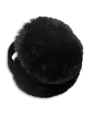 Surell Kids' Girls' Faux Fur Earmuffs In Black
