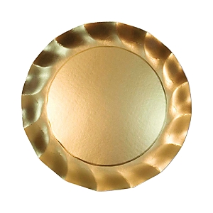 SOPHISTIPLATE SATIN GOLD CHARGER, SET OF 16,2WCP-208