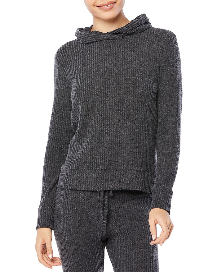 Beyond yoga waffle knit hoodie clearance