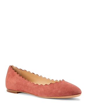Shop Chloé Women's Lauren Ballet Flats In Canyon Clay
