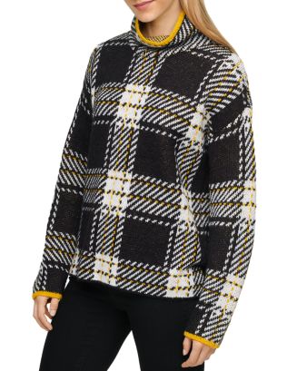 DKNY Plaid Turtleneck Sweater | Bloomingdale's
