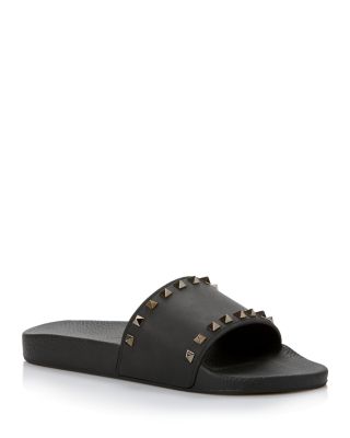 Valentino Garavani Valentino Men s Studded Slip On Sandals Bloomingdale s