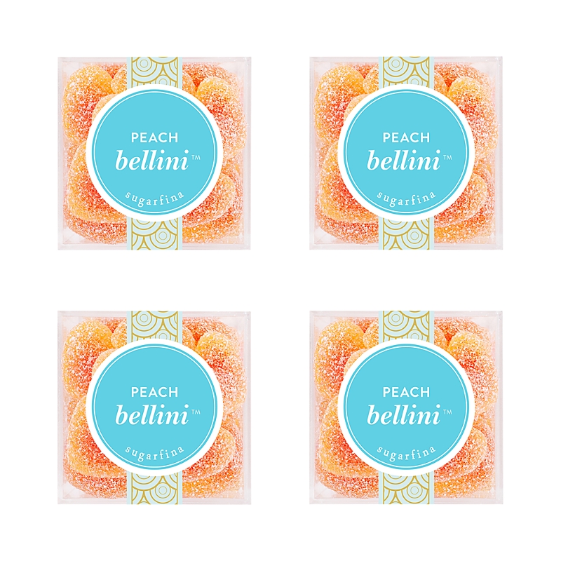 Sugarfina Peach Bellini, Small Cube - Set of 4
