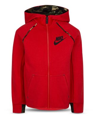 all red nike tech suit