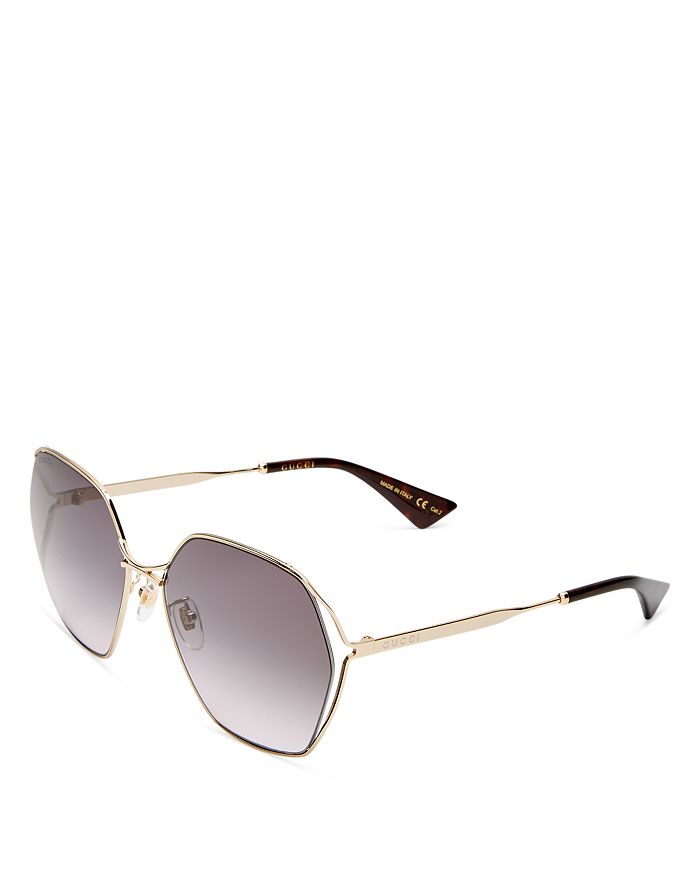 Gucci Women’s Oversized Round Sunglasses, 63mm Bloomingdale's