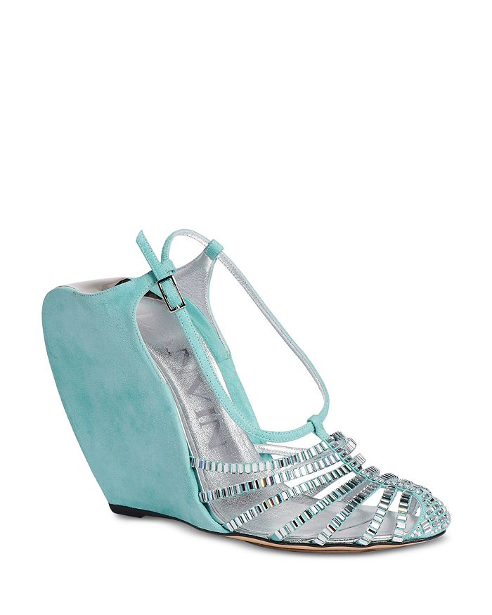 Lanvin Women s Wedge Banana Heels Bloomingdale s
