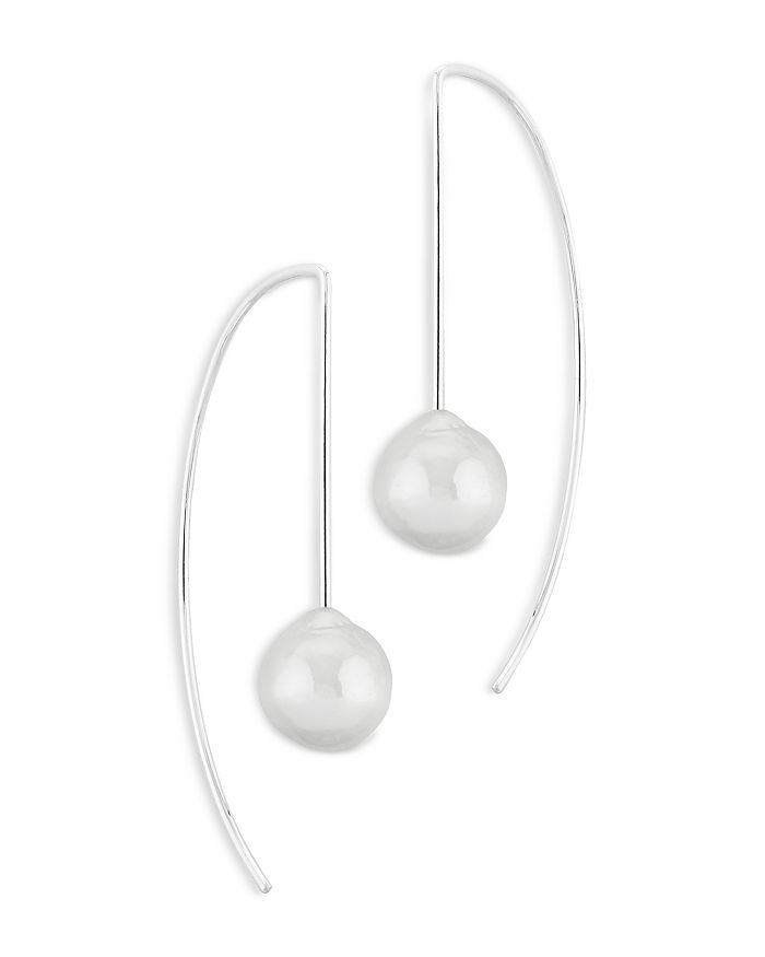 Bloomingdale's - Baroque Cultured Freshwater Pearl Curved Threader Earrings - 100% Exclusive