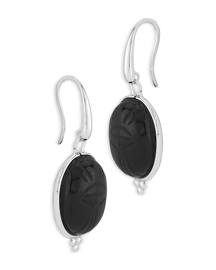 Nancy B Scarab Bead Drop Earrings - 100% Exclusive In Black