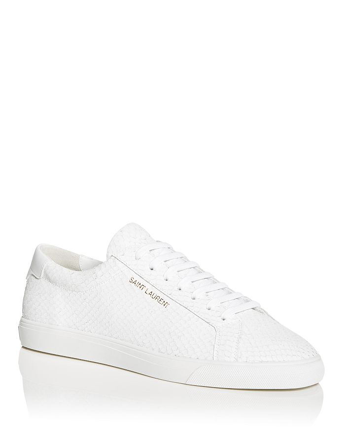 Saint Laurent Sneakers Casual Rubber Sole In White