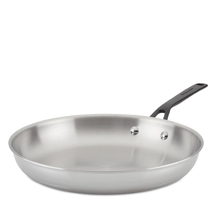 Kitchenaid 12.25 Open Frying Pan In Silver