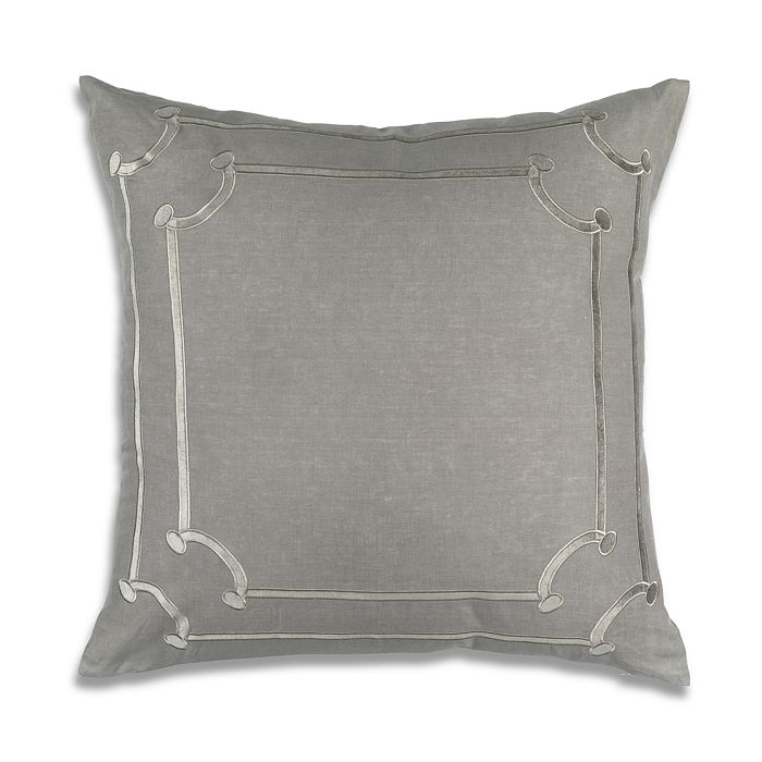 Lili Alessandra Jana European Pillow In Light Gray