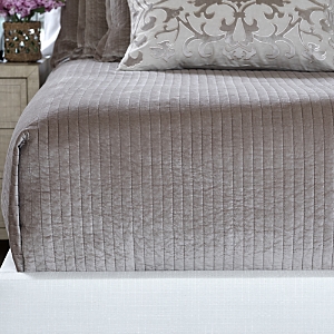 Lili Alessandra Aria Quilted Coverlet, King In Raffia