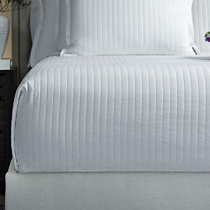 Lili Alessandra Aria Quilted Luxe European Pillow In White
