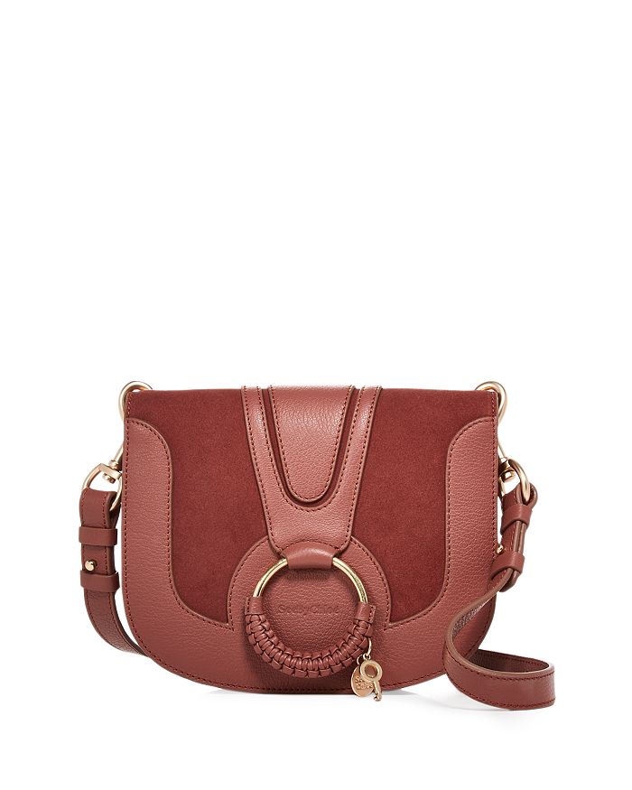 See By Chloé See By Chloe Hana Leather & Suede Crossbody In Fawn Brown