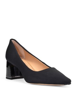 black pointed shoes heels