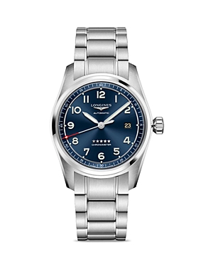 Longines Spirit Watch, 40mm In Blue