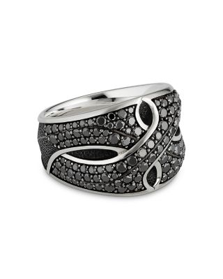 david yurman cigar band ring with diamonds