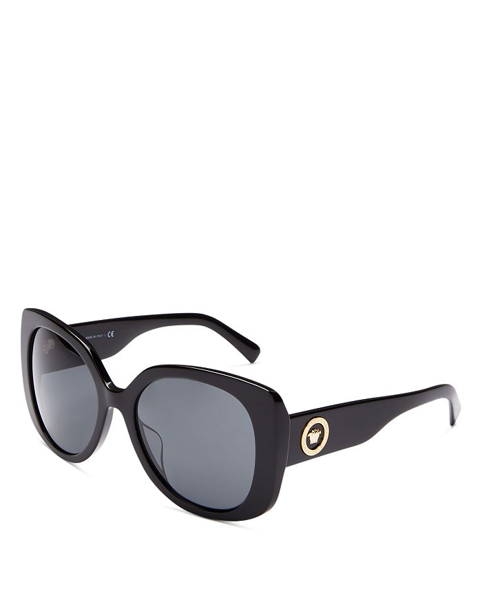 Versace 56mm square sunglasses discount