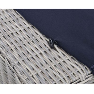  Conway Sunbrella  Outdoor Patio Wicker Rattan Ottoman