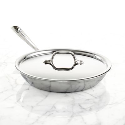 D3 Stainless Steel 10" Fry Pan with Lid