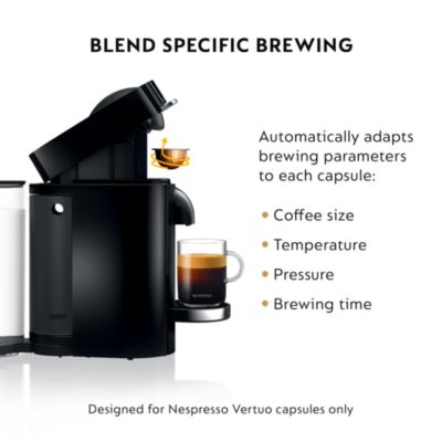 VertuoPlus Deluxe by De&#39;Longhi, Classic Black