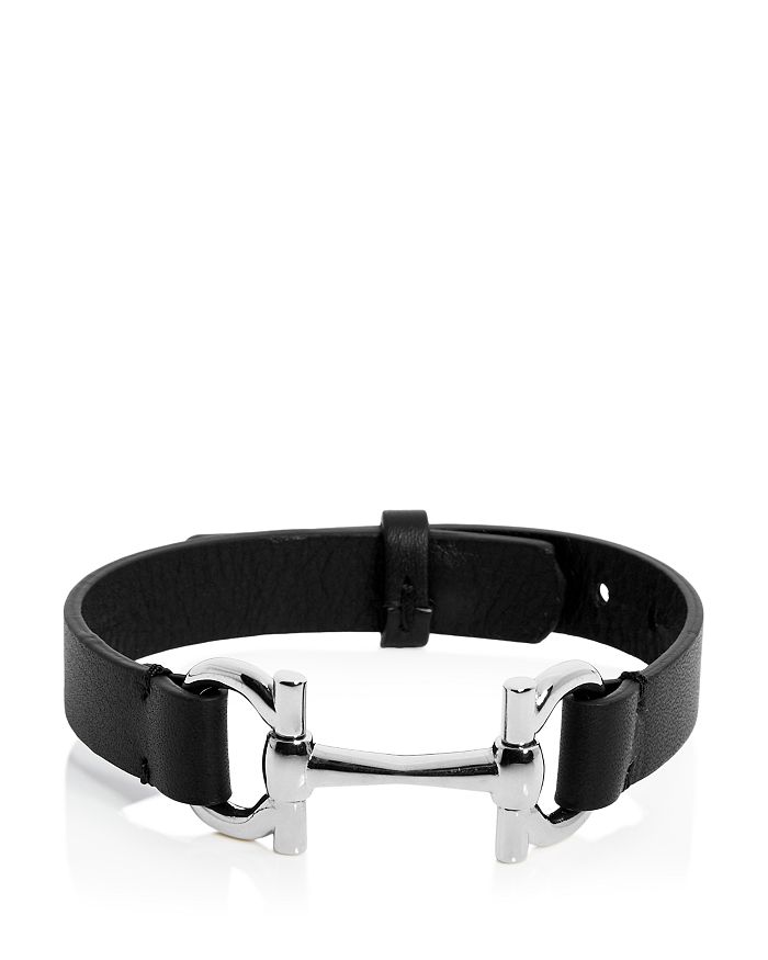 Ferragamo - Gancini Link Leather Bracelet