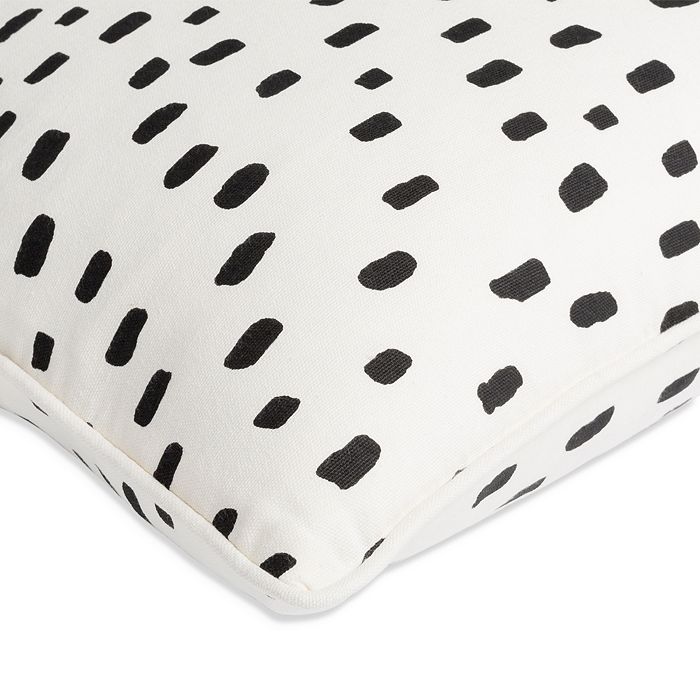 Shop Surya Glyph Decorative Pillow, 18 X 18 In White/black Dots