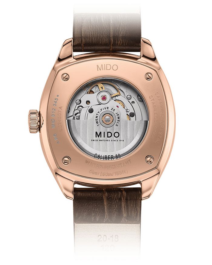 Shop Mido Belluna Royal Watch, 41mm In Anthracite