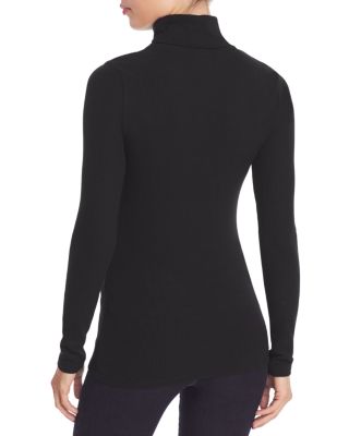 Ribbed Turtleneck Top