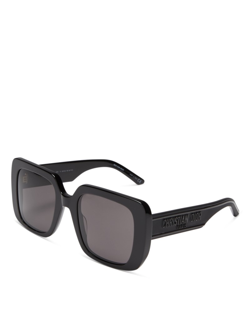 Dior Wildior S3U Square Sunglasses, 55mm in Black/Gray