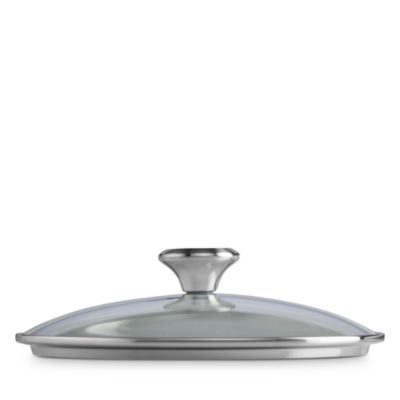 9.5" Glass Lid with Stainless Steel Knob 