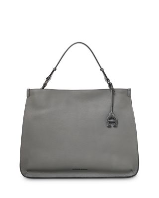 gray handbag