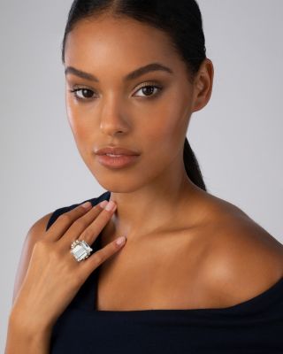 Sterling Silver & 18K Yellow Gold Glacier White Topaz Ring