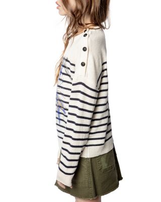 Girls' Ava Wool Blend Graphic Sweater - Little Kid, Big Kid