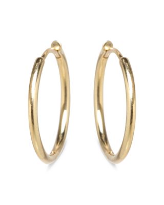 Zoë Chicco - 14K Yellow Gold Medium Huggie Hoop Earrings