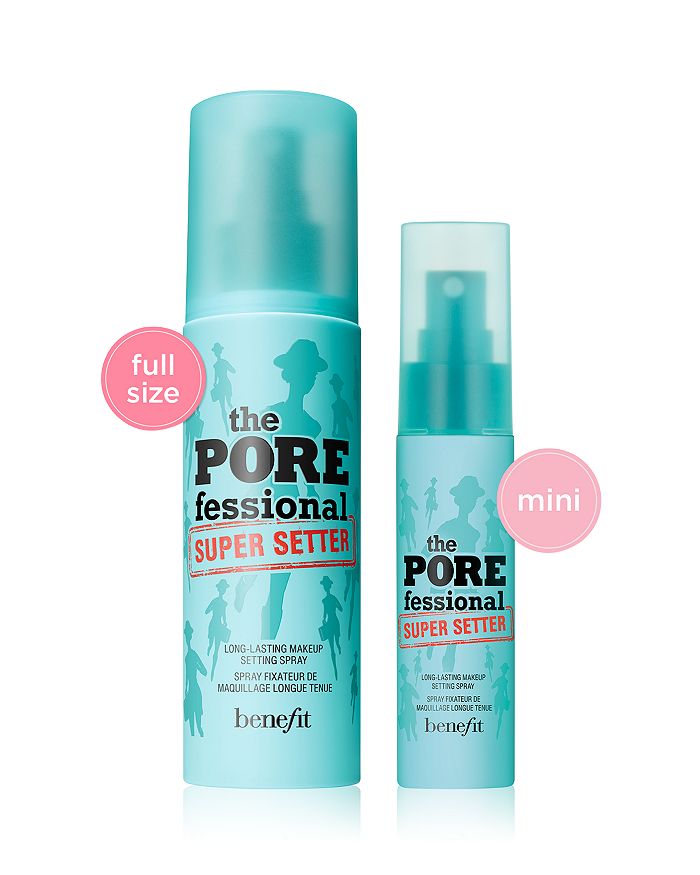 Shop Benefit Cosmetics The Porefessional Super Setter Pore-minimizing Setting Spray Mini 1 Oz.