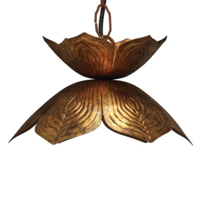 Flowering Lotus Pendant, 6.5"