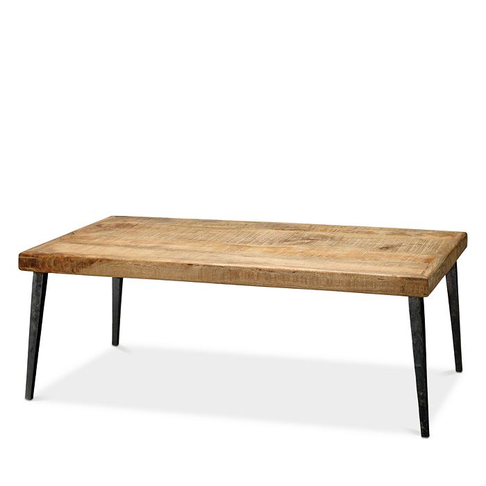 Shop Jamie Young Farmhouse Coffee Table In Brown