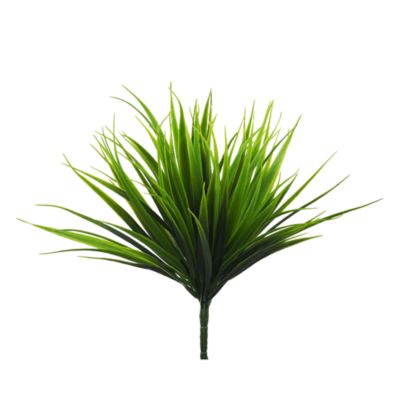 Le Present Lime Grass Faux Plant Stems, Set of 6