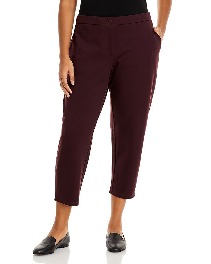 eileen fisher slouchy ankle joggers