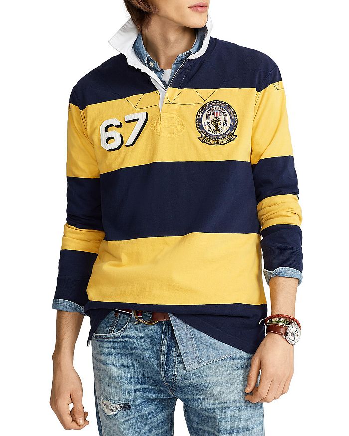 Polo Ralph Lauren Classic Fit Striped Jersey Rugby Shirt | Bloomingdale's