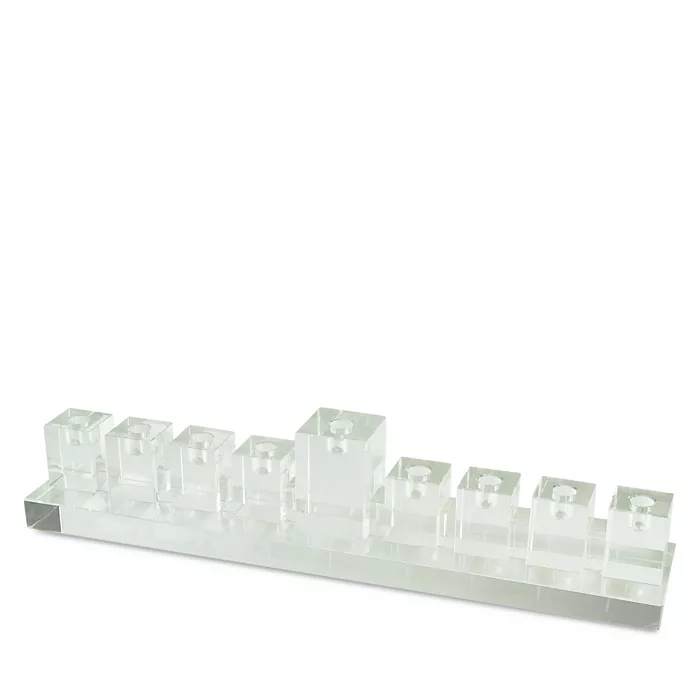 Crystal Glass Menorah