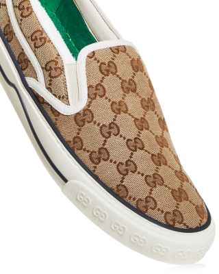 gucci men's slip on sneakers