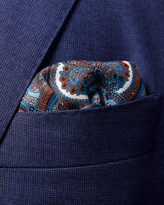 Paisley Silk Pocket Square