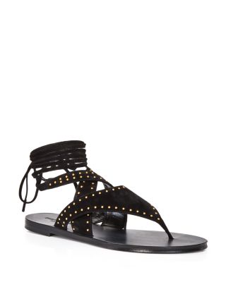 saint laurent gia studded sandals