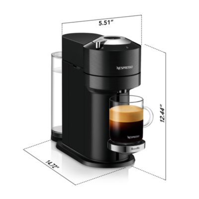 Vertuo Next Premium by Breville with Aeroccino Milk Frother, Classic Black