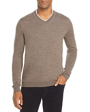 The Men's Store at Bloomingdale's V-Neck Merino Sweater - 100% Exclusive